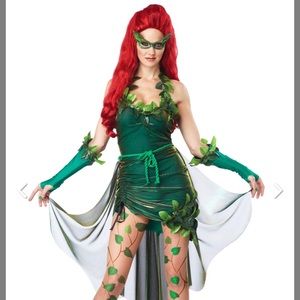 Poison Ivy Costume with wig size XL